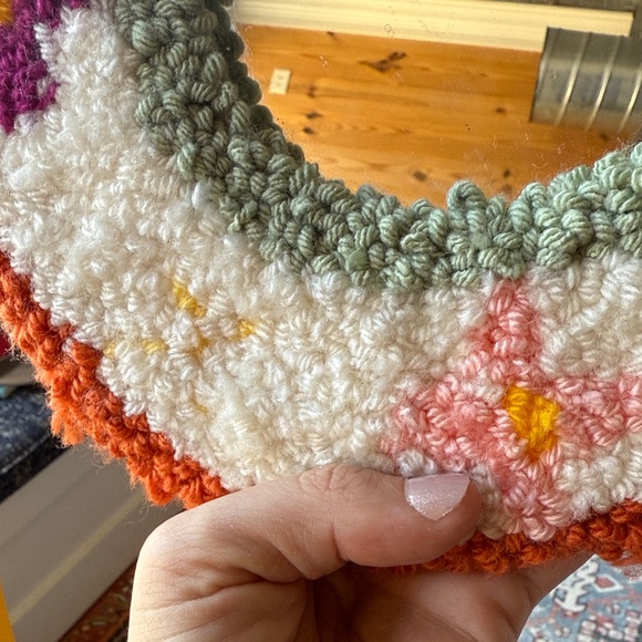 Handmade Tufted Mirror - Picture 7 of 7